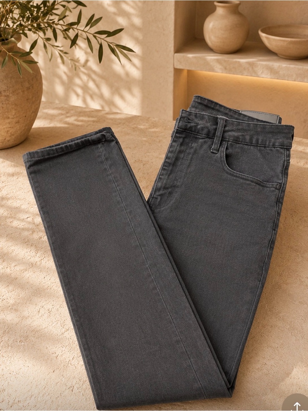 Express Men's Gray Slim Fit Jeans Size 32x32 Stretch Denim Modern Casual Pants